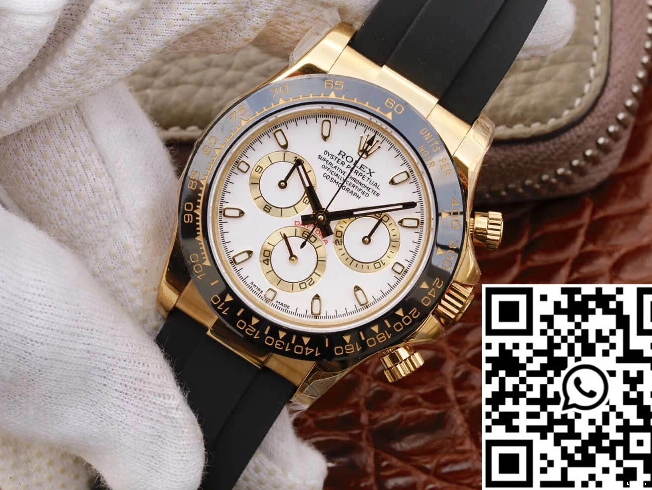 JH Daytona M116518ln-0041 Cosmograph Factory Rolex White Dial 0524